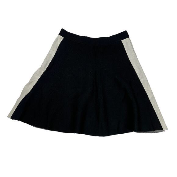 Atmosphere Skater Skirt‎ Sweater Knit Pull On A-Line Black White Women's UK 10 - Picture 2 of 6